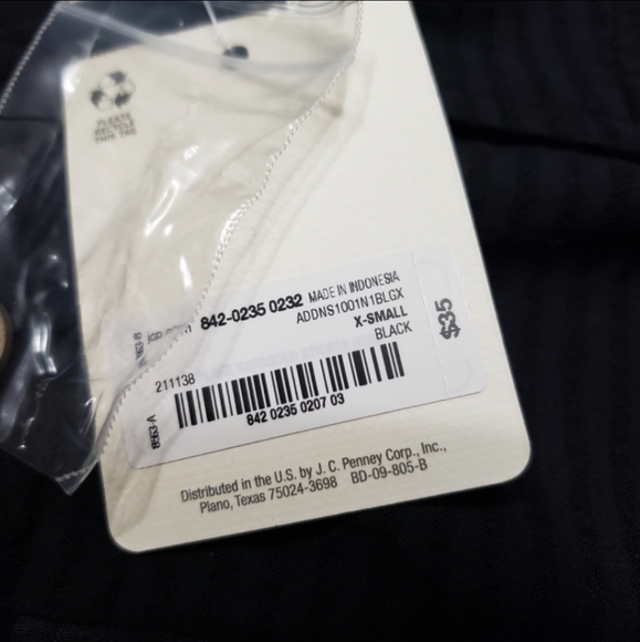 Ana XS Button Down Tie Front Top NWT - Picture 6 of 7